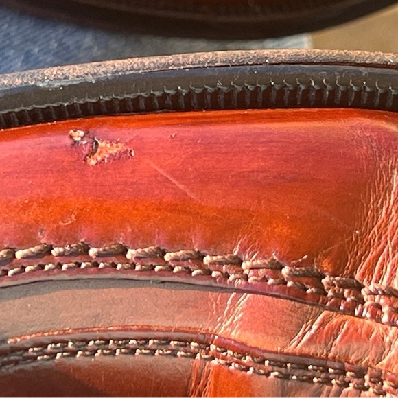 Johnston and Murphy Men’s Cognac Loafers B 11 Size 9.5W - Picture 13 of 13